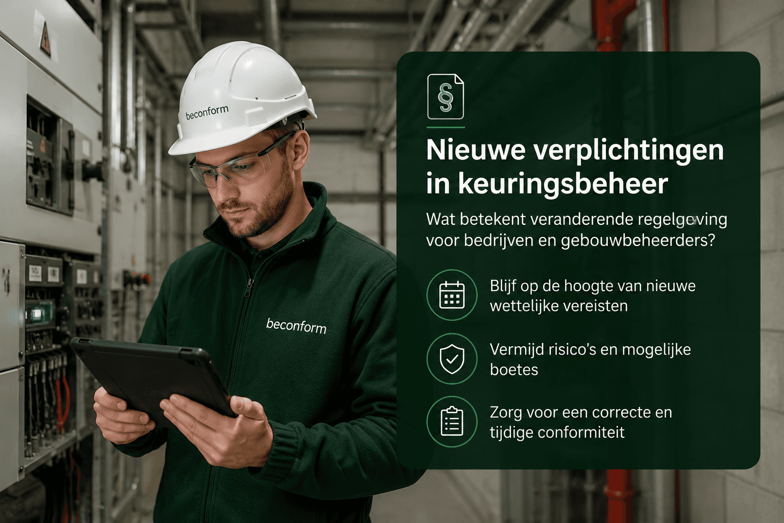 Nieuwe verplichtingen in keuringsbeheer