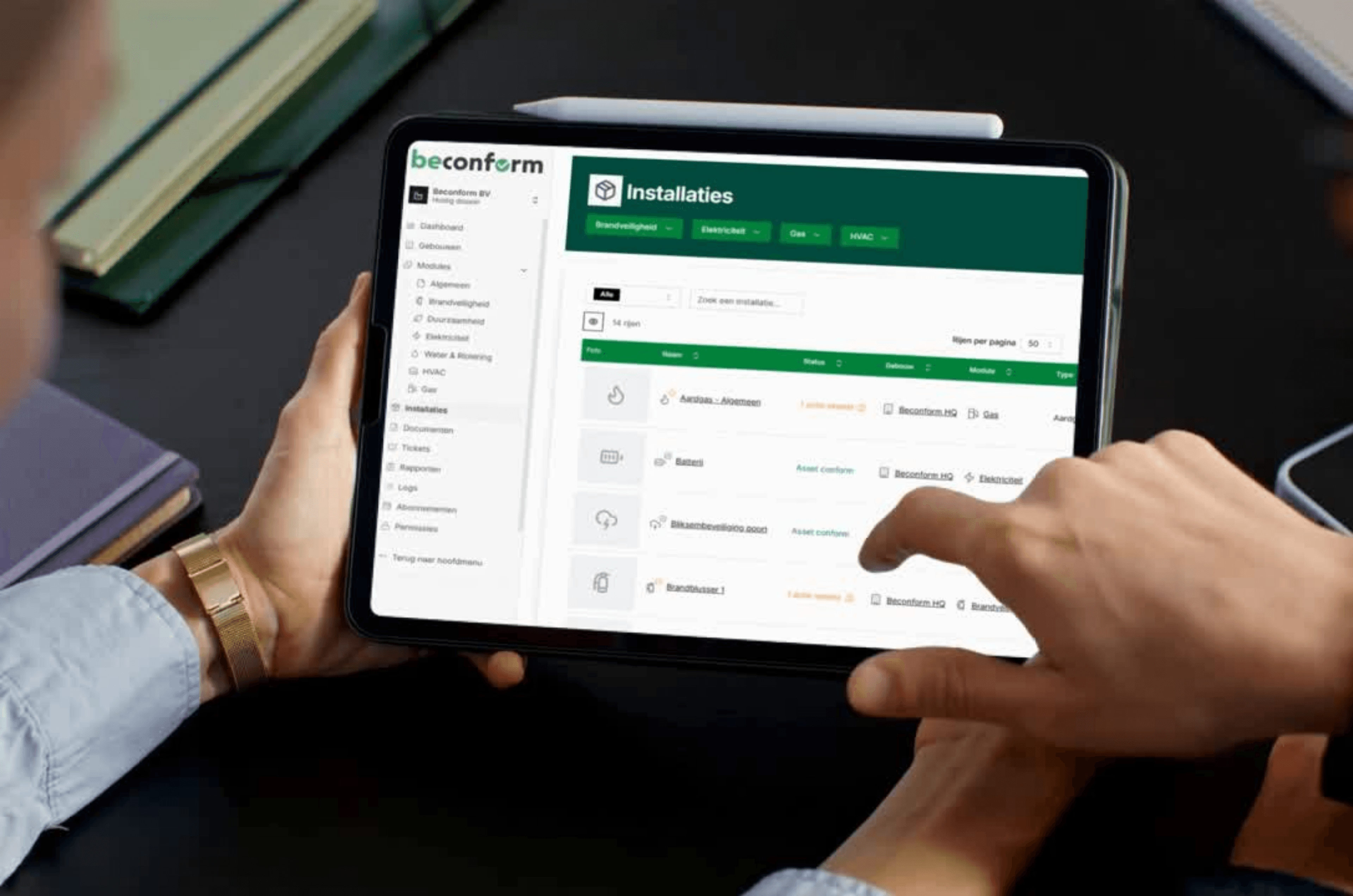Dashboard analyse – volledig overzicht en conformiteitsscore Beconform analyse